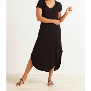 Z Supply ribbed dress with curved hem